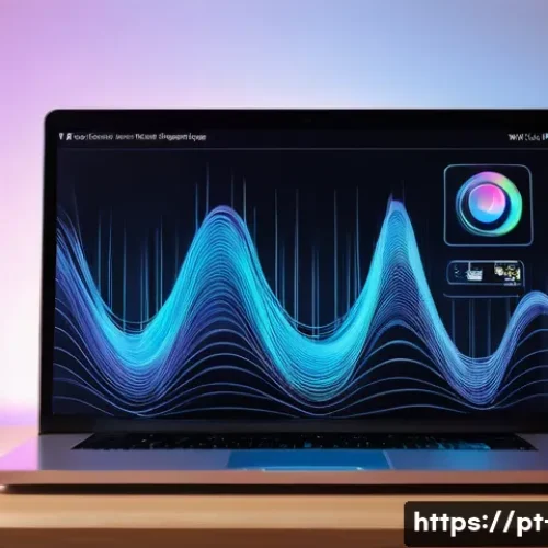 신호 간섭 및 제거 기술 - **Invisible Battle of Slow Wi-Fi**: A person sits frustrated at a laptop, staring at a continuously ...